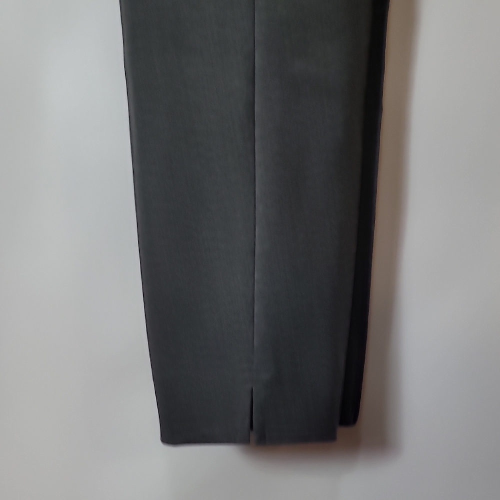 ATM Heather Charcoal Gray Ponte Pants Stretch Sz 10 - Picture 9 of 16